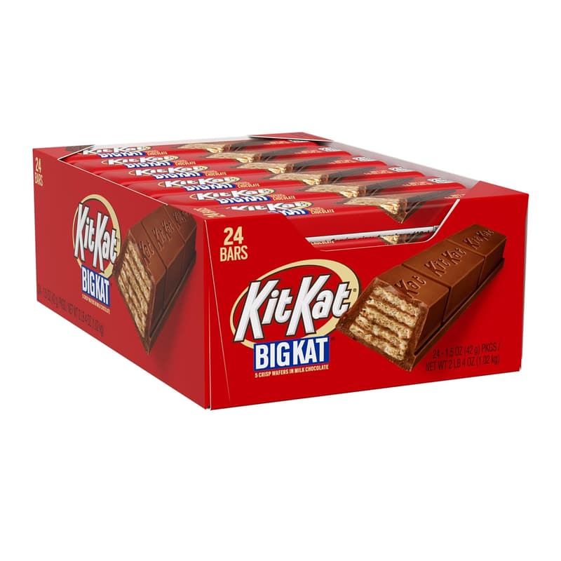 KIT KAT BIG KAT Milk Chocolate Wafer Bars, 24 Count
