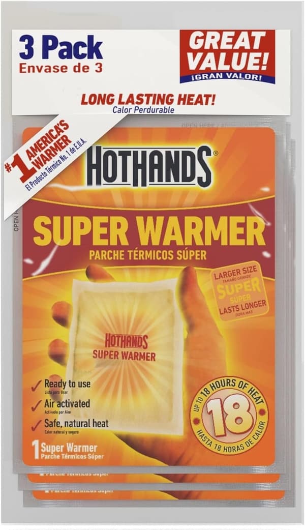 HeatMax Super Warmers - Air-Activated Hand & Body Heat, 18 Hours