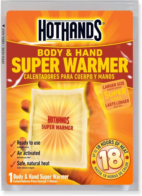 HeatMax Super Warmers - Air-Activated Hand & Body Heat, 18 Hours