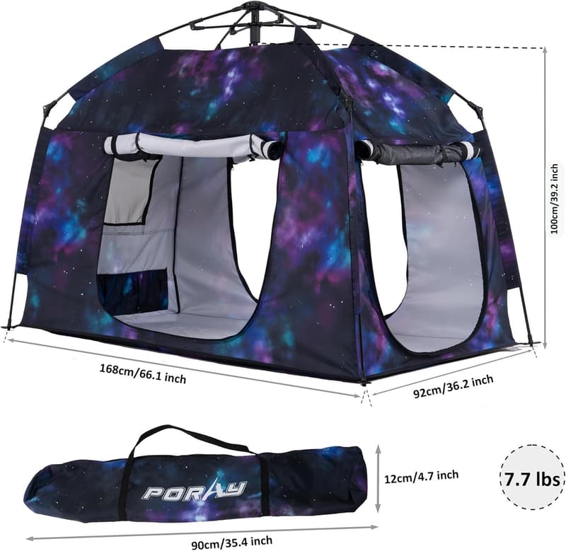 Kids Play Tent - Portable Indoor/Outdoor Playhouse with Carry Bag