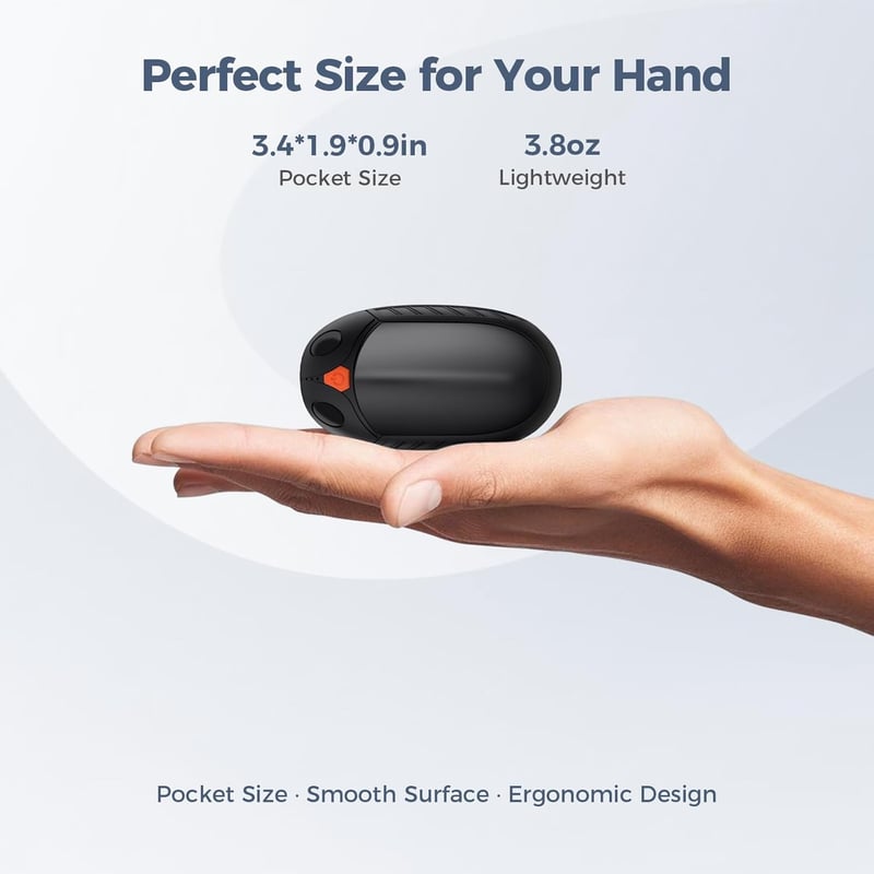 Rechargeable Electric Hand Warmers - 2 Pack for Outdoors