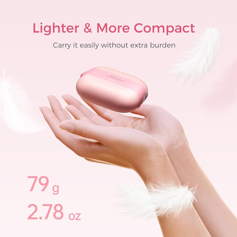 Rechargeable Electric Hand Warmers - Portable with 3 Heat Levels