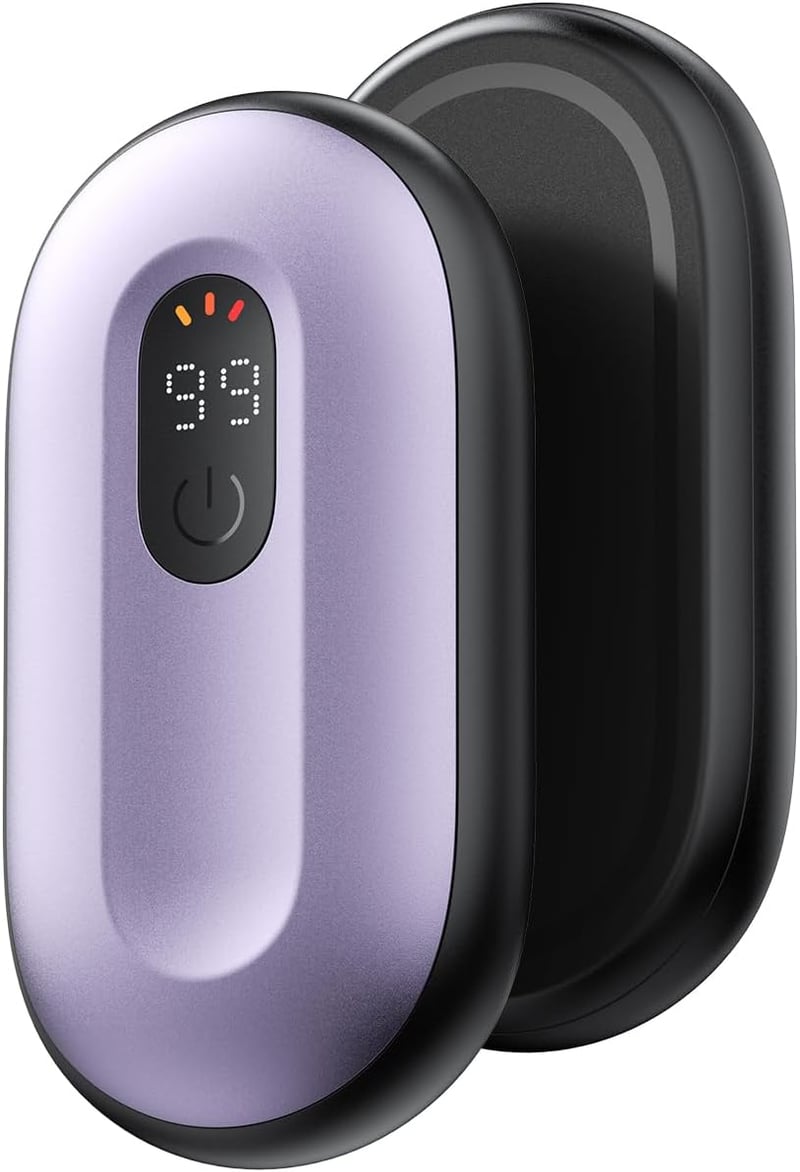 Rechargeable Magnetic Hand Warmers - Portable Heat Pack (2 Pack)