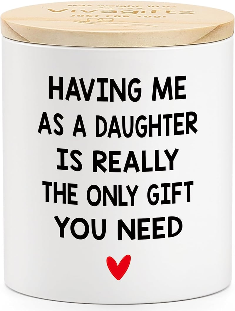 Funny Lavender Scented Candle for Mother's Day Gift from Daughter