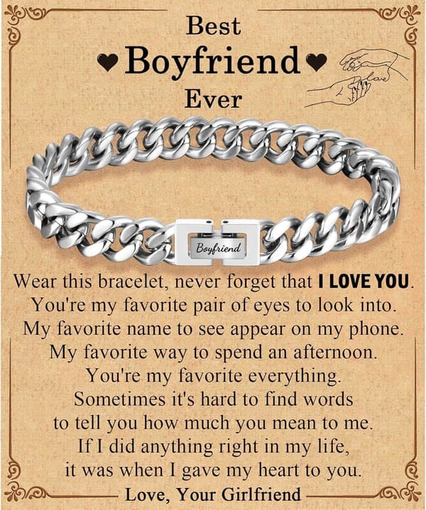 Cuban Bracelet for Men - Graduation & Birthday Gift