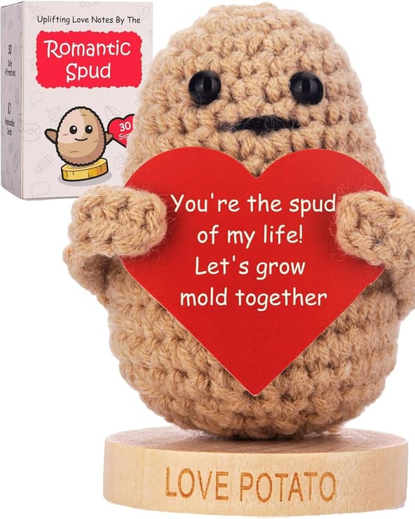 Anniversary Gift: Positive Potato with 30 Love Signs for Couples