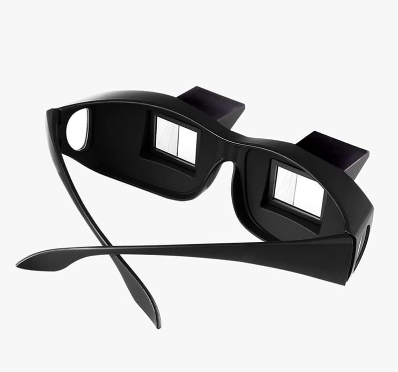 Horizontal High-Definition Prism Glasses for Bed Reading