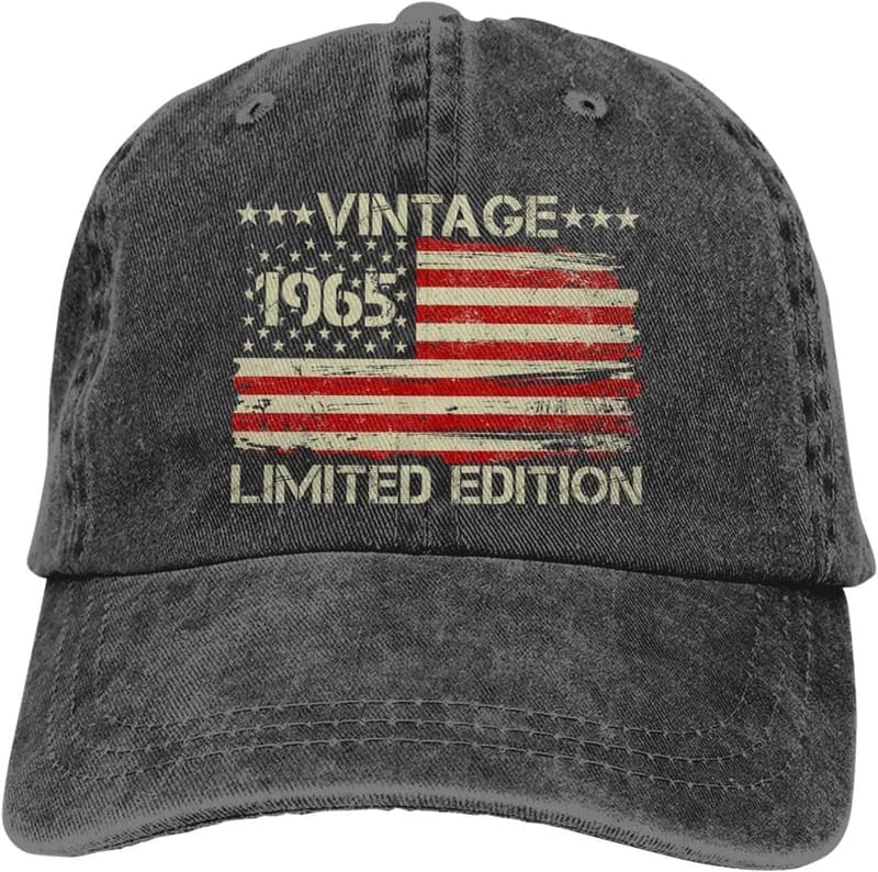 60th Birthday Vintage 1965 Hat for Men and Women