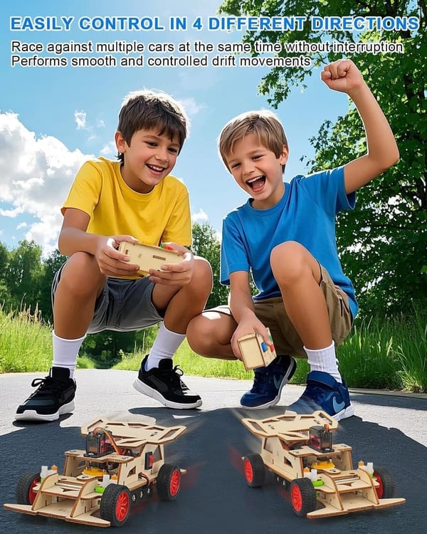 Building Remote Control Car STEM Kit for Ages 8-14