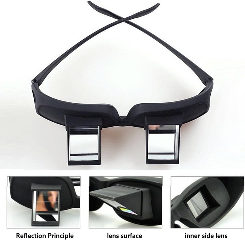 Lazy Glasses for Reading or Watching TV - Prism Design