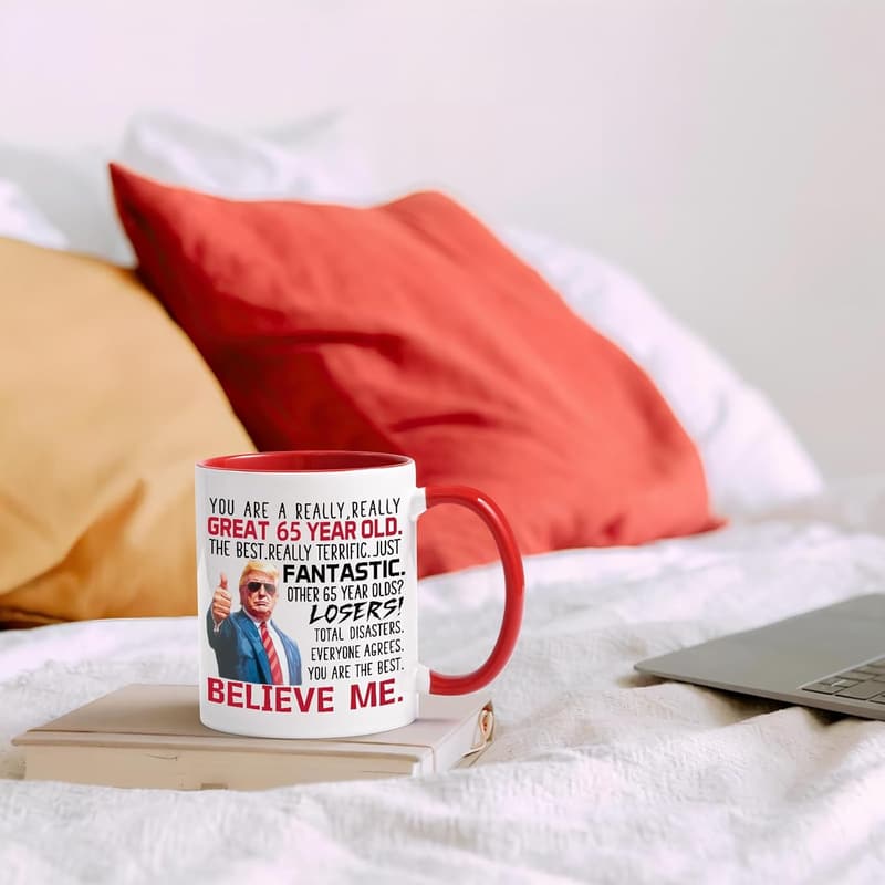 65th Birthday Gifts - 11 oz Mug for Men & Women