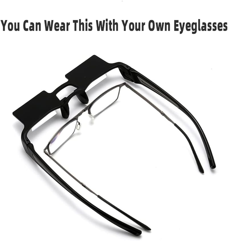 Lazy Glasses for Reading and Watching TV - 90 Degree Design