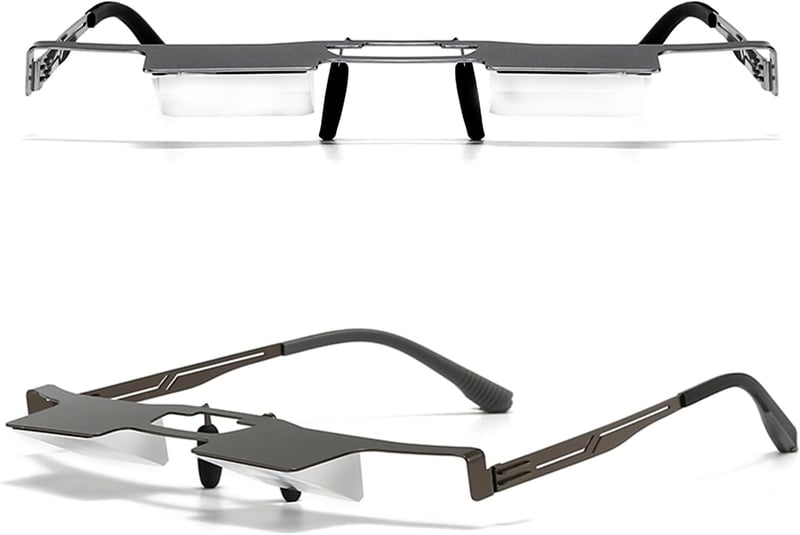 Lazy Glasses for Reading and Watching TV - Light Metal Frame