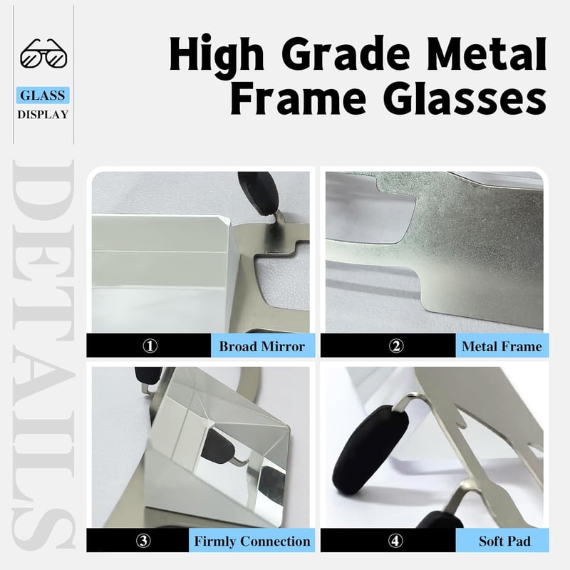 Lazy Glasses for Reading and Watching TV - Light Metal Frame