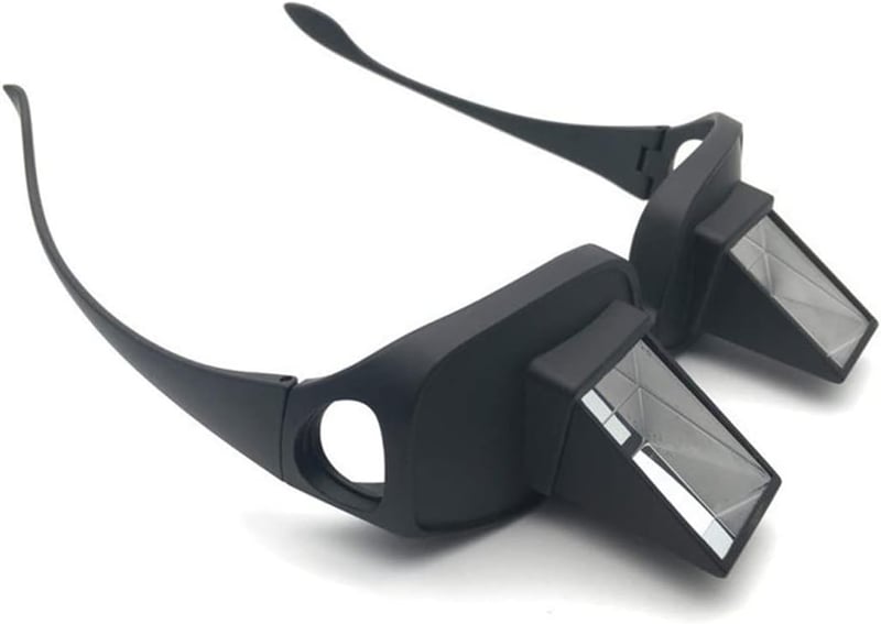 Prism Glasses for Reading & TV - 90 Degree Lazy Readers