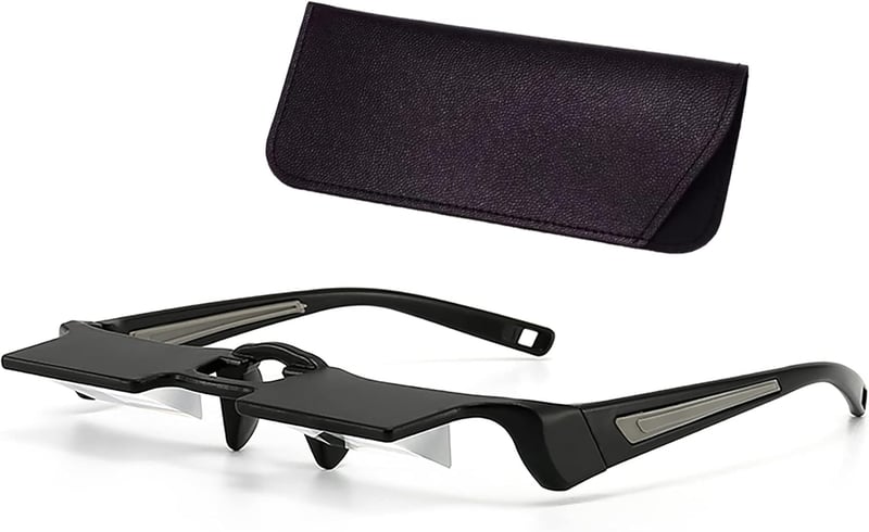 Lazy Glasses for Lying Down - 90° Angle Neck Relaxer