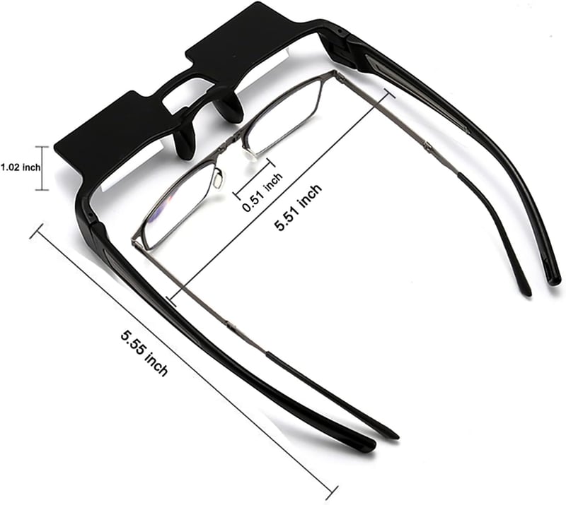 Lazy Glasses for Lying Down - 90° Angle Neck Relaxer
