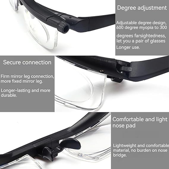 Adjustable Vision Eyeglasses for Men and Women