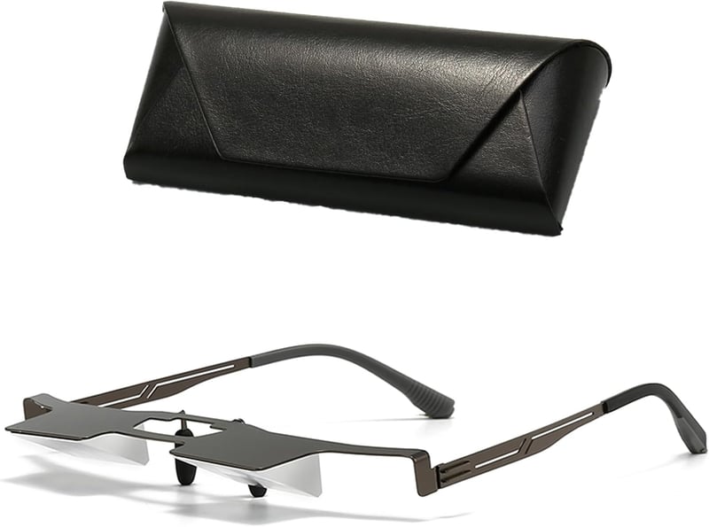 Lightweight Prism Glasses for Comfortable Reading and Viewing