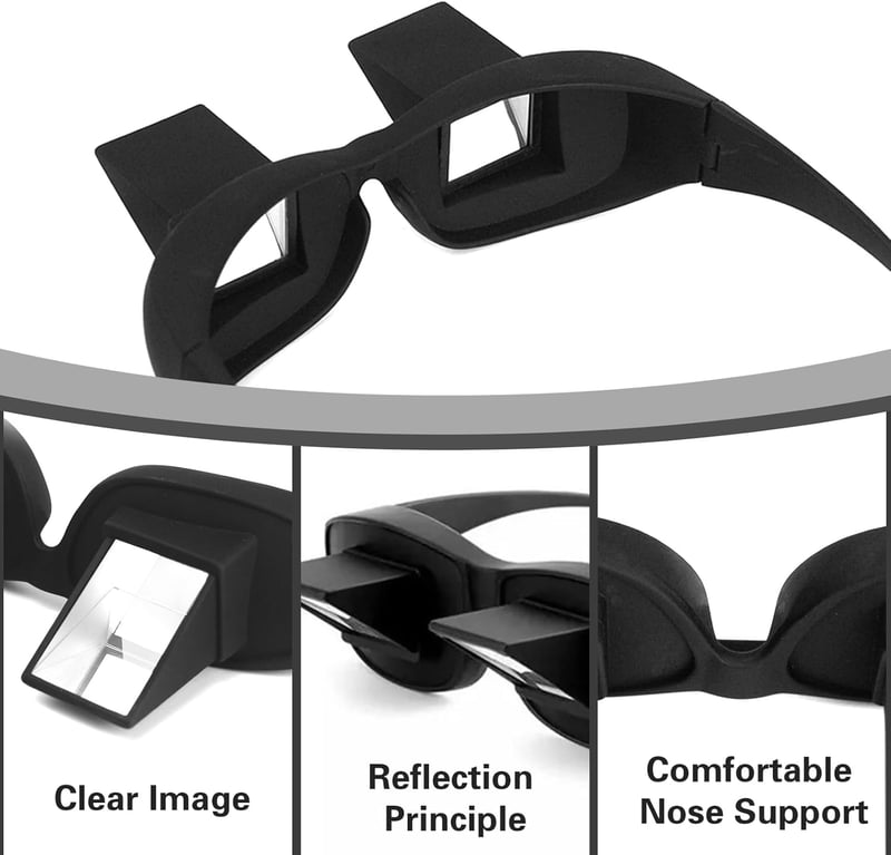 Lazy Periscope Glasses for Reading & Watching TV