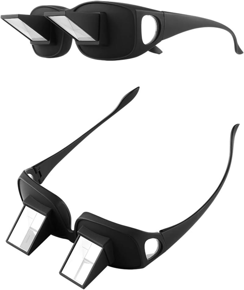Lazy Spectacles: High Definition Prism Eyeglasses for Reading in Bed