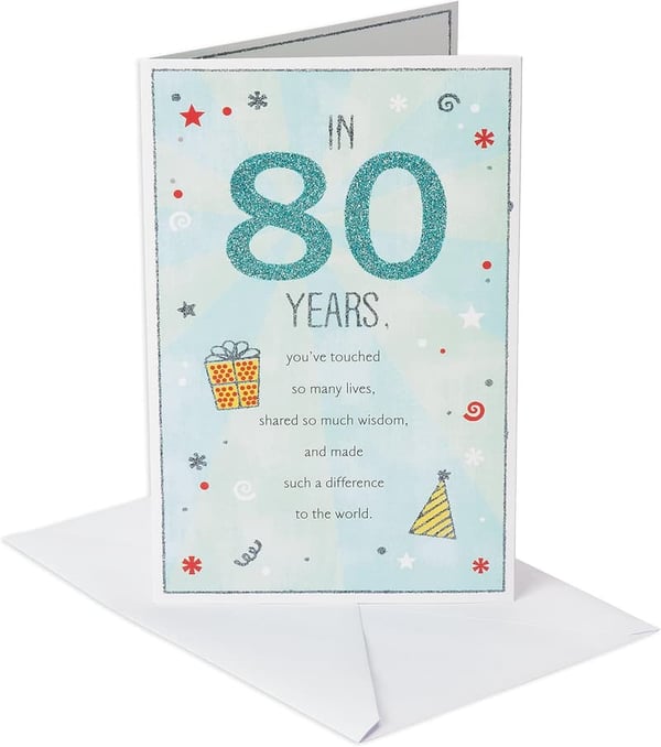 80th Birthday Card - American Greetings