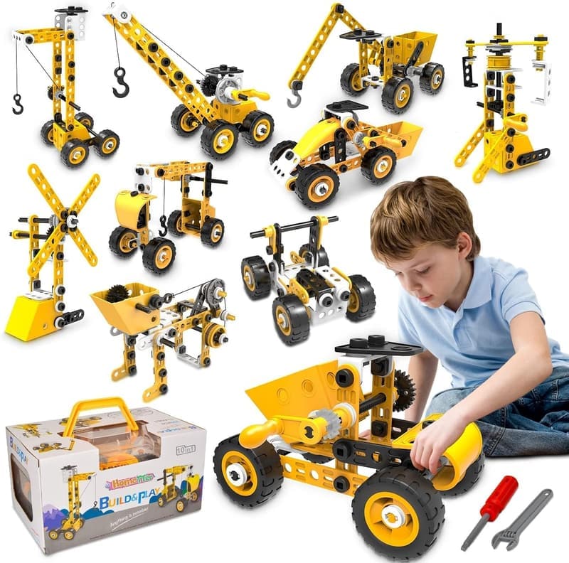 STEM Engineering Building Set for Kids Ages 5-10