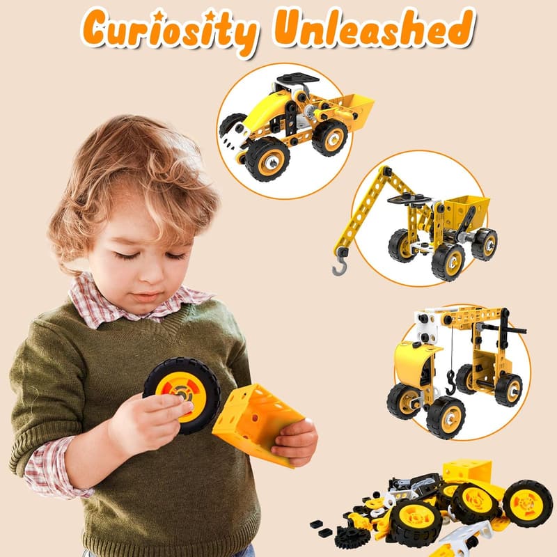 STEM Engineering Building Set for Kids Ages 5-10