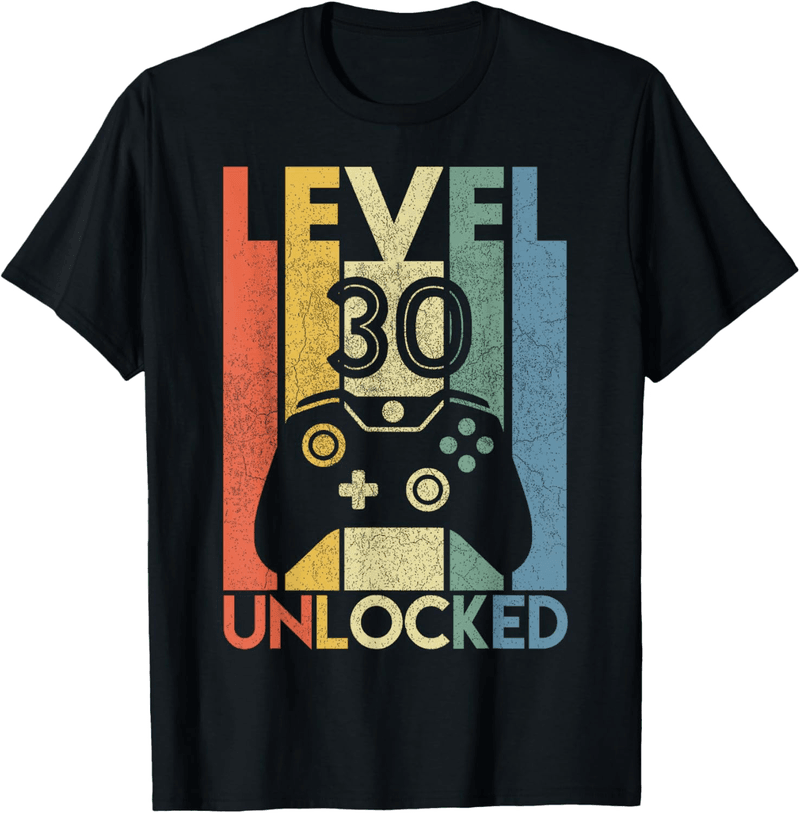 30th Birthday Gift T-Shirt for Video Gamers