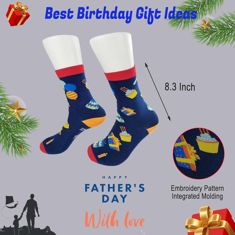 30th Birthday Funny Socks for Men & Women, Novelty Gift Set