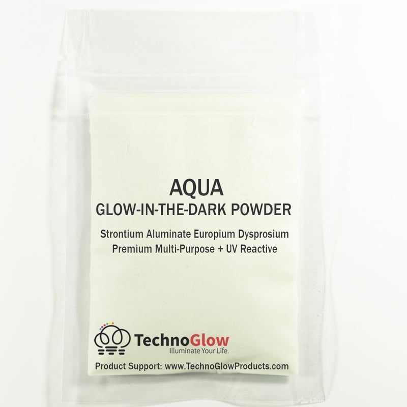 Glow in the Dark Powder - PRO-Series Natural Aqua, 1 oz