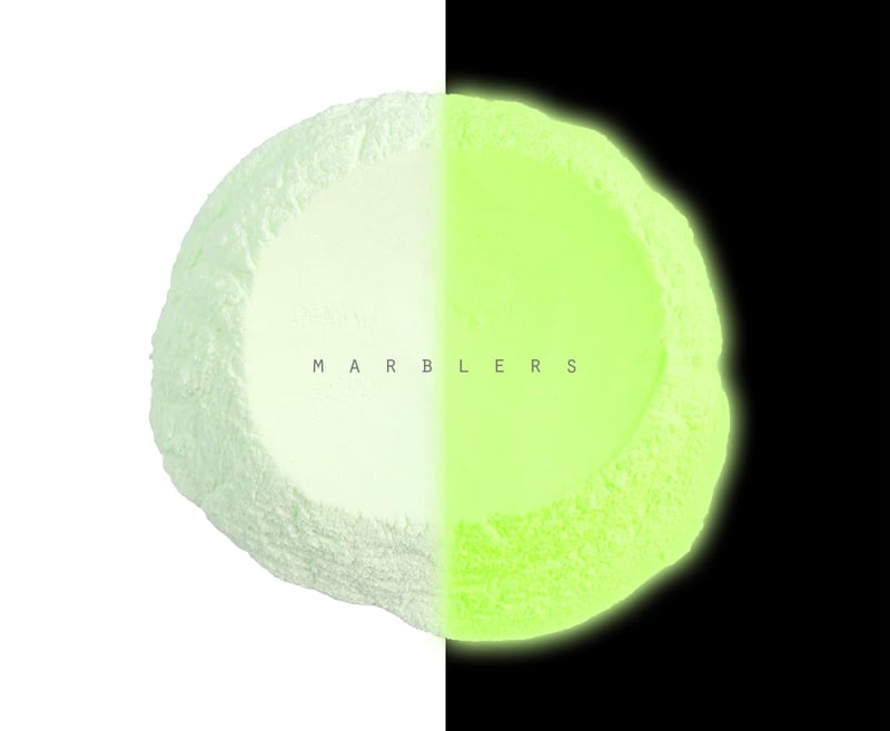 Glow-in-the-Dark Cosmetic Powder for Festivals & Parties - 0.28oz