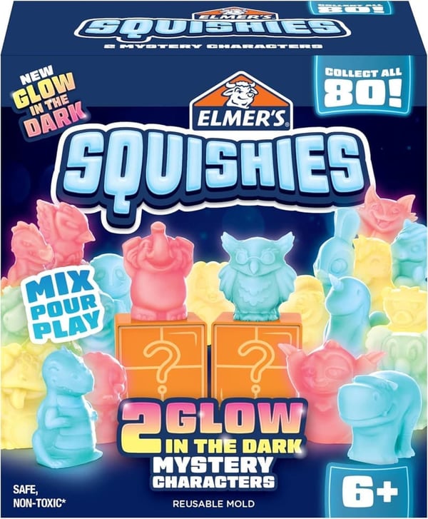 Glow in the Dark Squishies DIY Kit for Kids, Ages 6+