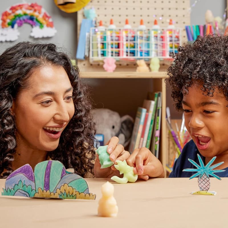 Glow in the Dark Squishies DIY Kit for Kids, Ages 6+