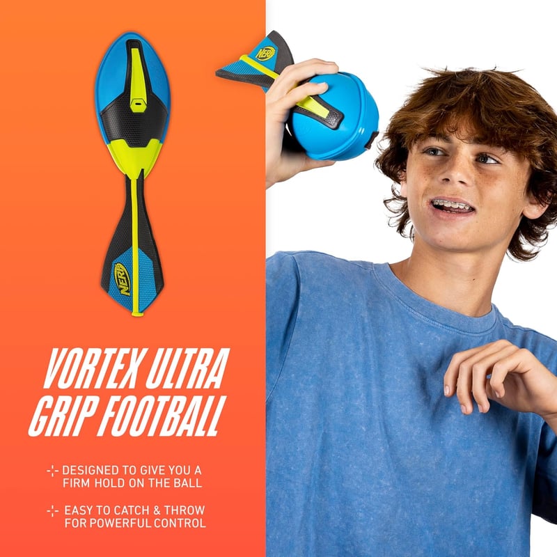 Nerf Vortex Ultra Grip Football for All-Weather Fun