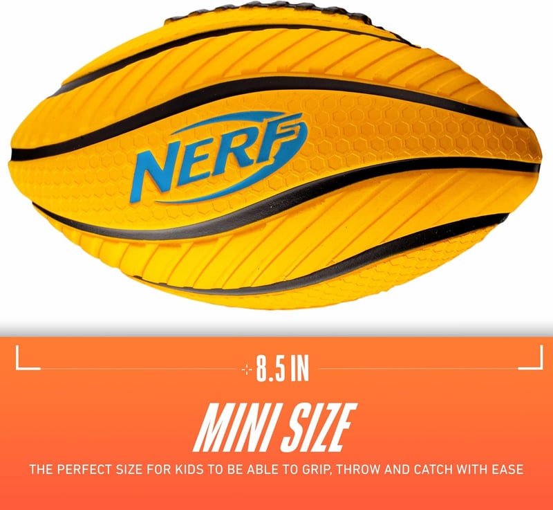 Kids Mini Soft Foam Football - Easy Grip 8.5