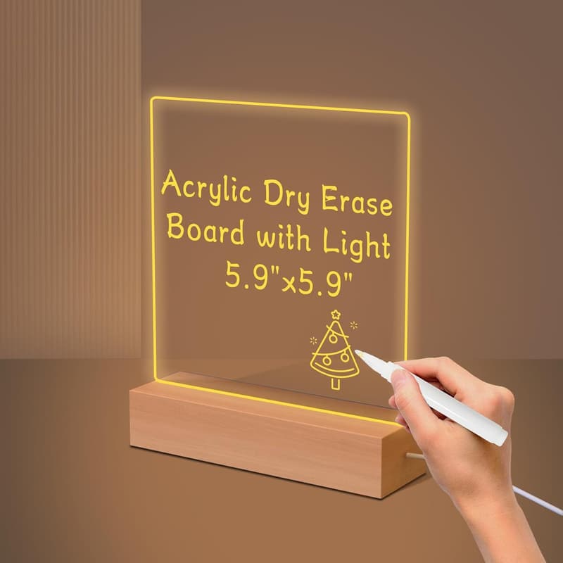 Personalized DIY Night Light Message Board - Great for Mother's Day