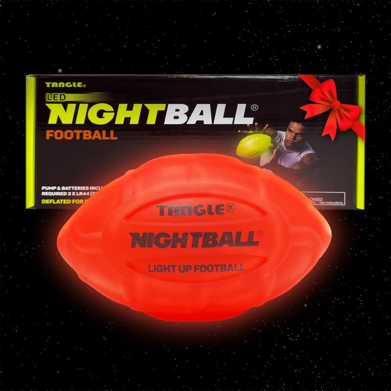 Glow in the Dark Football for Kids Aged 8-15 - Great Gift Idea