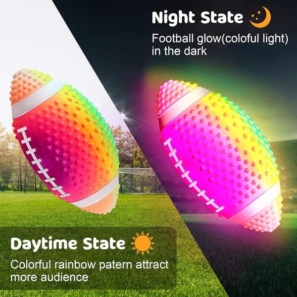 Waterproof Glow-in-the-Dark Football for Pool Games