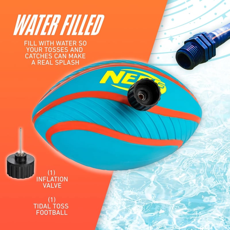 Tidal Toss Pool Football - Aqua Ball for Kids' Water Games