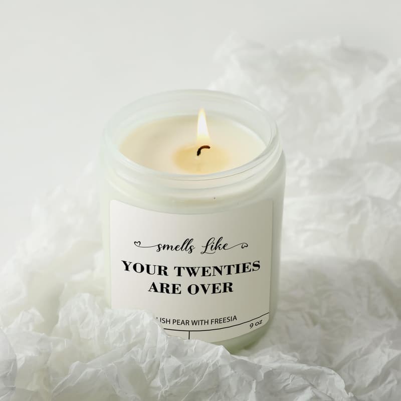 30th Birthday Gifts for Women & Men - 9oz Candles
