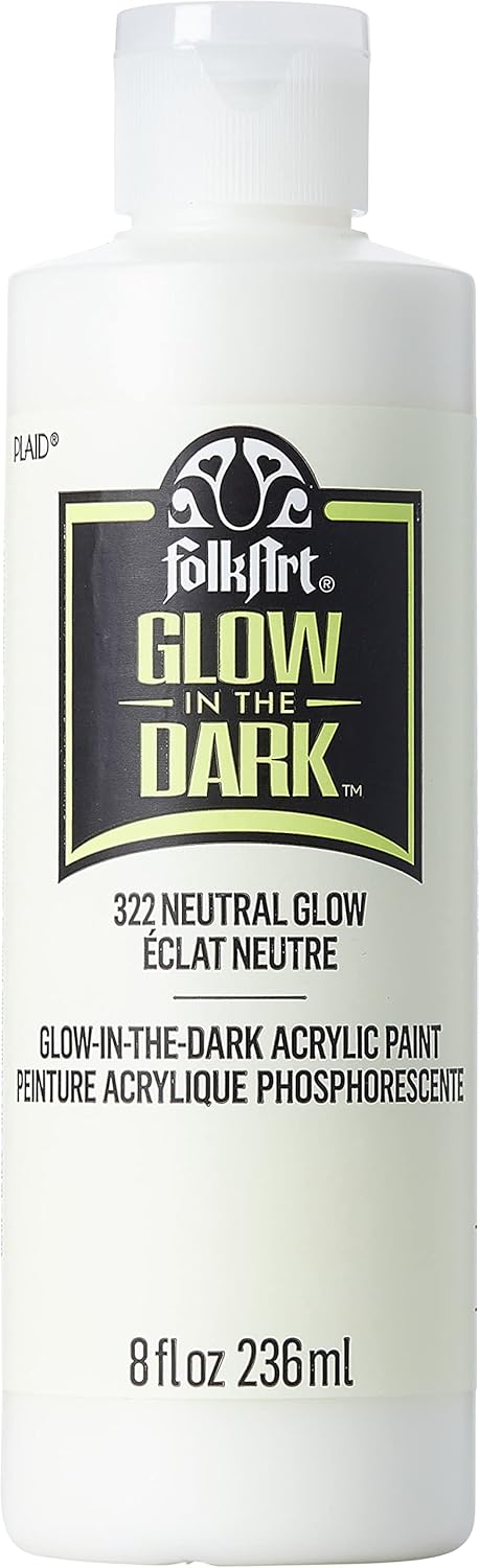 Glow-in-the-Dark Acrylic Paint - 8 oz, Neutral