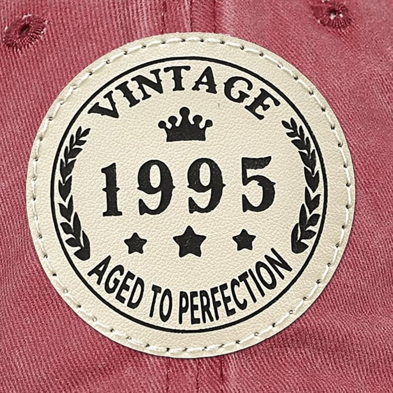 30th Birthday Vintage 1995 Washed Cotton Hat for Men & Women