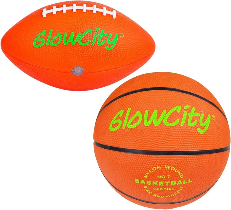 GlowCity Glow-in-the-Dark LED Sports Bundle for Teens