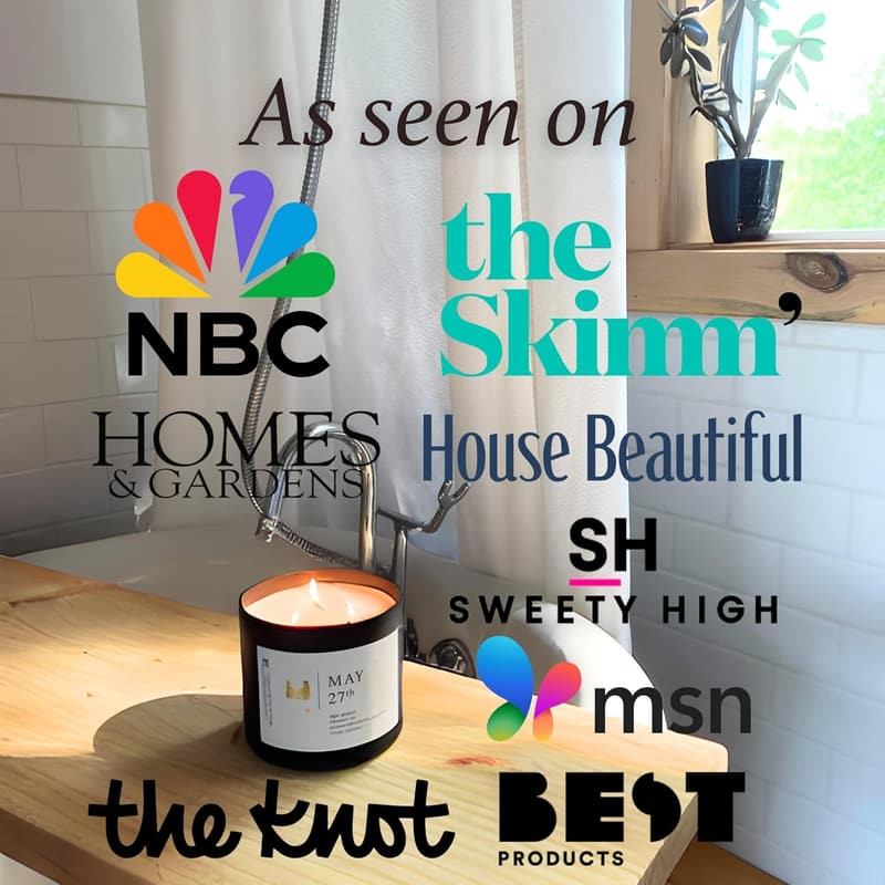 Personalized Taurus Candle | Handmade Astrology Birthday Gift