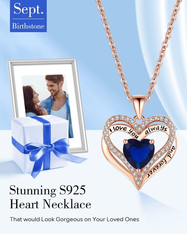 Rose Gold S925 Sterling Silver Necklace for Women