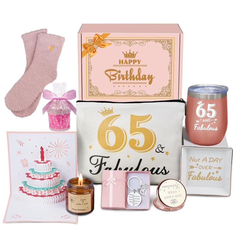 65th Birthday Gift Box for Women – Unique & Funny Ideas