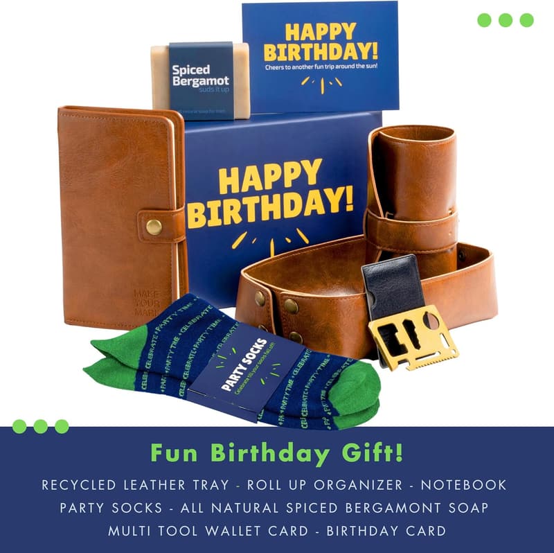 Unique Birthday Gift Box for Men - Man Basket Set