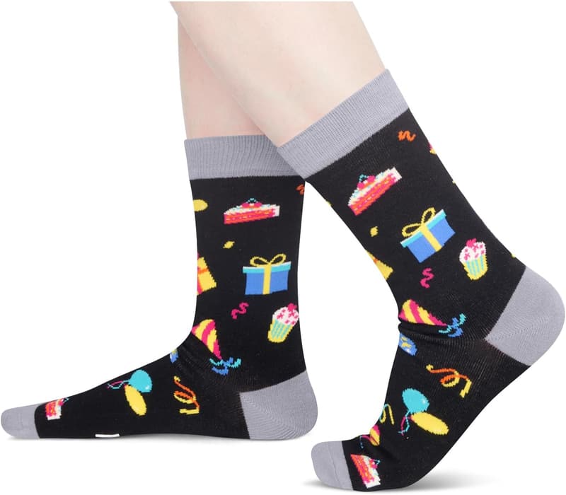 Birthday Socks for Women and Men (Ages 20-30)