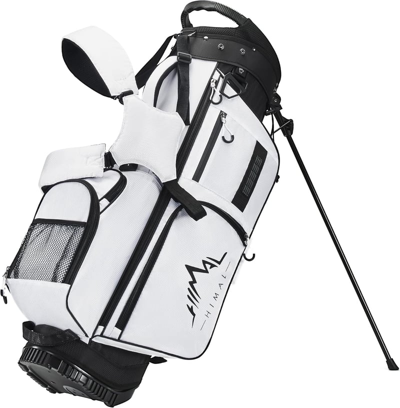 Lightweight Golf Stand Bag with 7-Way Dividers and Pockets